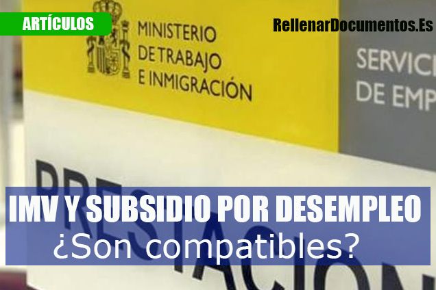 Ingreso Mínimo Vital y Subsidio por Desempleo ¿son compatibles ambas ayudas?